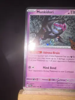 MUNKIDORI - 95/167 2024 Trick Or Trade Halloween NM - Cosmos Holo Rare Pokemon - Image 5