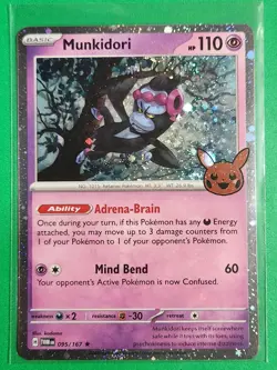 Pokemon TCG Halloween Trick Or Trade 2024 Munkidori #95/167 Cosmos Rare - Image 1