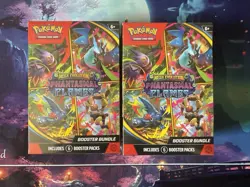 2x Pokemon TCG Phantasmal Flames Booster Bundle - New Factory Sealed - Ships Now - Image 1