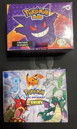 Pokemon (Peruvian) Booster Pack Boxes Lot of 3 Sealed Packs - Image 1
