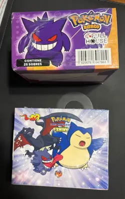 Pokemon (Peruvian) Booster Pack Boxes Lot of 3 Sealed Packs - Image 2