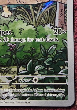 Meowth 106/094 Pokemon TCG Phantasmal Flames English IR *near Perfect Centering* - Image 4