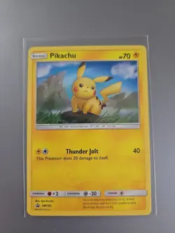 Pikachu SM183 Sun & Moon Holo Pokemon NM BLACK STAR PROMO - Image 1