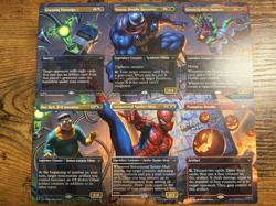 Spider-Man MTG Magic Marvel Borderless Scene Box 6 card complete set! - Image 1