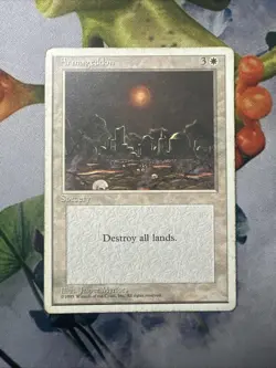 1x Armageddon- MP/HP- Core Set 4th Edition- Mtg Magic The Gathering Card - Image 1