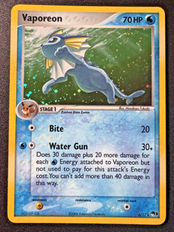 Vaporeon 6/17 POP Series 3 Promo Pokemon Card Holo Foil Rare Near Mint - Image 1