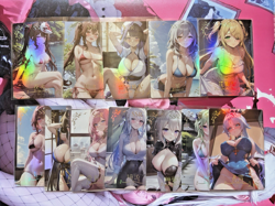 Goddess Story Spicy Waifu SSR 12 Card Lot Dream Idol Festival Full Art Holo Foil - Image 1