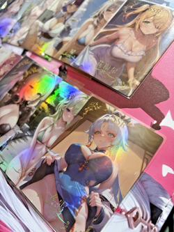 Goddess Story Spicy Waifu SSR 12 Card Lot Dream Idol Festival Full Art Holo Foil - Image 3