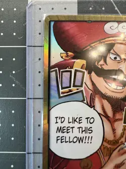 One Piece - Don!! Card, Gold Don!! Alt Art OP13 Carrying on His Will Gol.D.Roger - Image 2