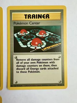 Base Set Lot Trainer Cards Pokemon Center Super Potion Switch Full Heal NM+ - Image 4