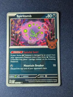 Spiritomb 087/132 Mega Evolutions Play! Promo Event Pokemon Card - Image 1