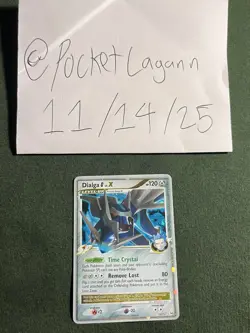 Pokemon TCG Dialga G LV.X Ultra Rare Card 122/127 Platinum Base Set LP - Image 2