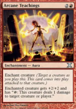 Arcane Teachings - Foil LP, English MTG 10th Edition - Image 1