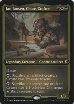 Jan Jansen, Chaos Crafter (Foil Etched) - FOIL - R Commander Legends: Battle for - Image 1