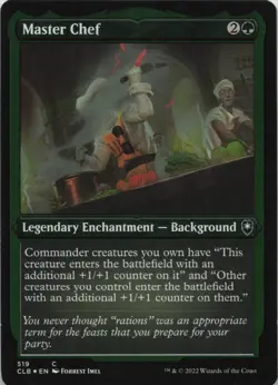 Master Chef (Foil Etched) - FOIL - C Commander Legends: Battle for Baldur's Gate - Image 1
