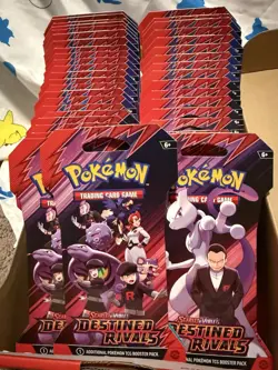 New Pokemon Destined Rivals Sleeved Booster Packs FACTORY SEALED Lot Of 50 - Image 2