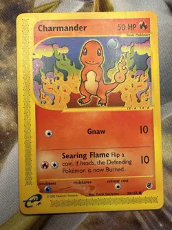 Charmander (98) Pokemon Expedition Base Set 098/165 LP- FREE SHIPPING - Image 1