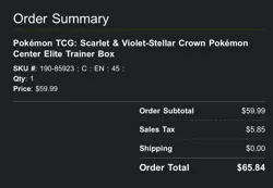 *PRESALE* - Pokemon Center TCG Stellar Crown Elite Trainer Box ETB - New - Image 2