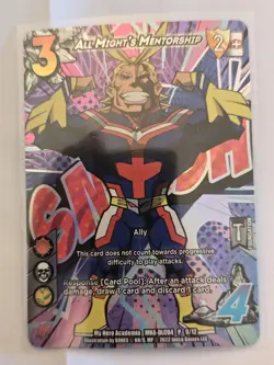 All Might's Mentorship P 9/12 - My Hero Academia - Promo Cards - UniVersus - Image 1