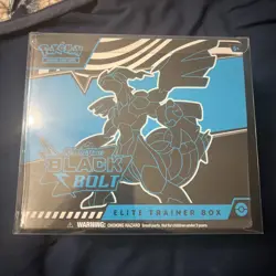 Pokemon TCG Scarlet & Violet: Black Bolt - Elite Trainer Box ETB - SEALED NEW - Image 1