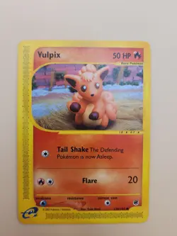 Vulpix 136/165 Expedition Base Set Regular WOTC Vintage 2003 Pokemon TCG MP - Image 3