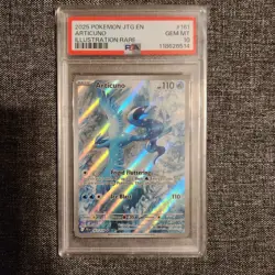 2025 Pokemon JTG Articuno Illustration Rare GEM MT 10 - Image 1