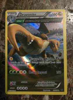 Dragonite 52/108 Roaring Skies Holo Rare Pokemon TCG NM LP + Very Clean Pokemon - Image 1