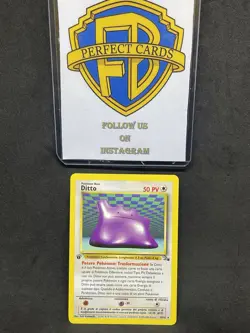 POKEMON FOSSIL 1 EDIZIONE DITTO NONHOLO 18/62 NM ITA - Image 1