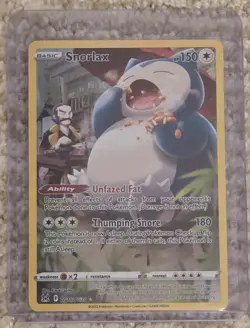 Pokemon Snorlax TG10/TG30 Ultra Rare SWSH11: Lost Origin Trainer Gallery - Image 1