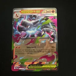 Pokemon TCG: Mega Charizard X ex 013/94 Phantasmal Flames* perfect centering! - Image 1