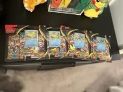 4x Pokemon TCG ME01 Mega Evolution 3 Pack Booster Blister Sealed Bundle New - Image 1
