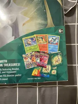 Pokemon Spring 2022 Arceus Collector's Treasure Chest Tin - Factory Sealed - Image 4