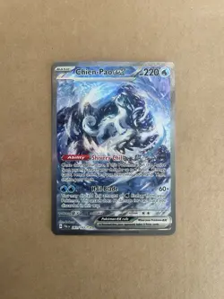 Chien-Pao ex 261/193 Special Illustration Rare SV Paldea Evolved Pokemon Card - Image 1