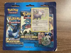 Pokemon Majestic Dawn Diamond Pearls +Power Keeper 3-Pack Blister Factory SEALED - Image 1