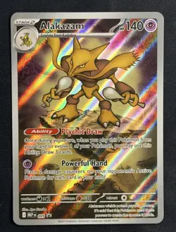 2025 Near Mint Pokemon Alakazam 009 ME Mega Evolution Promo NM - Image 1