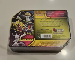 Pokemon TCG Mewtwo - Mew GX Tag Team Power Partnership Tin Pristine Condition 820650806322 - Image 3