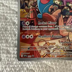 Team Rocket's Wobbuffet (Pokemon Center Exclusive) 203 SV Stamped Promo - Image 5