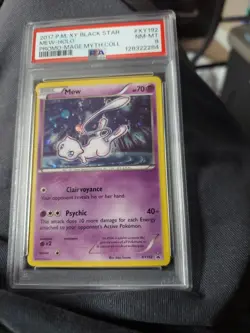 2017 Pokemon XY Black Star Promo. Mew- Holo. Mage. Myth. Collection. Xy192. Psa8 - Image 1