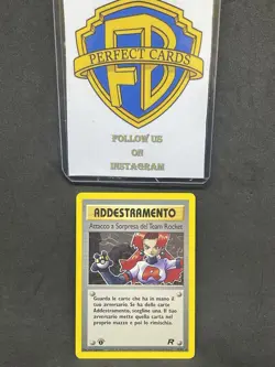 POKEMON ROCKET 1 EDIZIONE ATTACCO A SORPRESA DEL TEAM ROCKET! NONHOLO 72/82 LP - Image 1