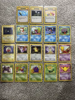 Pokemon TCG 1st Edition Team Rocket, Fossil, Jungle, Neo Genesis Lot of 18 NM-LP - Image 1