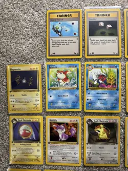 Pokemon TCG 1st Edition Team Rocket, Fossil, Jungle, Neo Genesis Lot of 18 NM-LP - Image 4