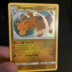 Pokemon TCG Dragonite 119/181 2019 Team Up Cosmos Holo Promo Card - LP - Image 2