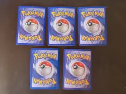 Lot Of 5 1999 Holographic Pokemon Cards. Base Set & Fossil Set - Image 2