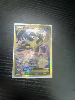 Pokemon Alakazam TCG EX XY Fates Collide Holo Card 125/124 Full Art Secret Rare - Image 2