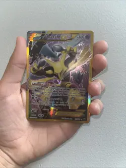 Pokemon Alakazam TCG EX XY Fates Collide Holo Card 125/124 Full Art Secret Rare - Image 5