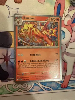 Pokemon TCG Blaziken DRI 042/182 Cosmos Holo Promo Phantasmal Flames MINT/NM - Image 1