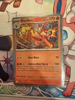 Pokemon TCG Blaziken DRI 042/182 Cosmos Holo Promo Phantasmal Flames MINT/NM - Image 2