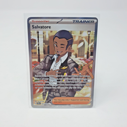 Salvatore 202/162 Temporal Forces Pokemon Card Full Art Trainer Double Rare ENG - Image 1