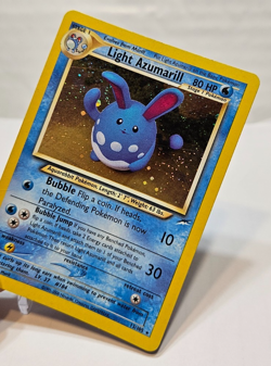 Light Azumarill 13/105 Holo Rare Unlimited Neo Destiny Pokemon 7882 - Image 4