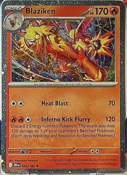 ??Blaziken | 042/182 | Cosmos Holo | Phantasmal Flames Promo | Pokemon TCG?? - Image 1